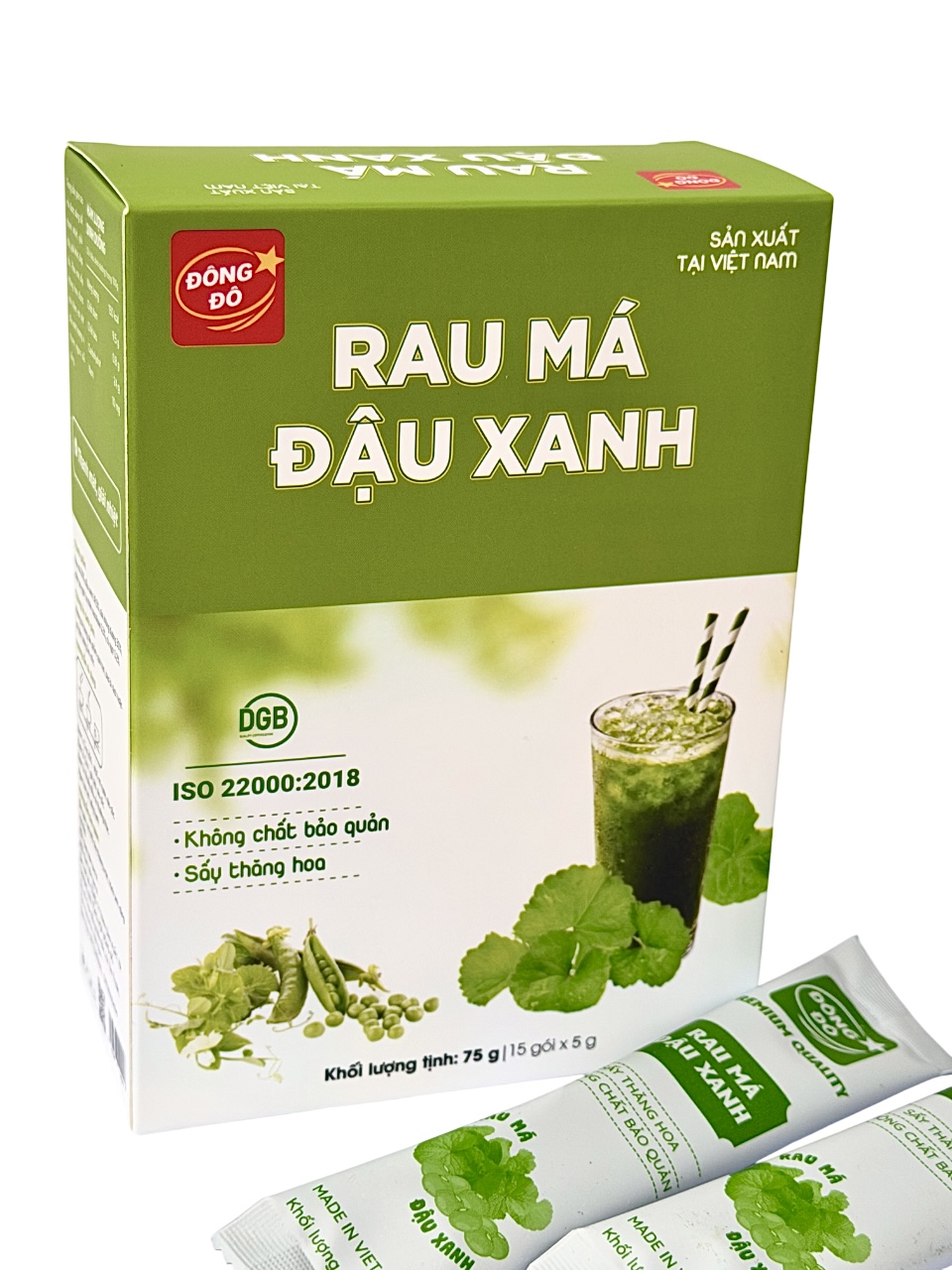 Bột Rau Má Đậu Xanh